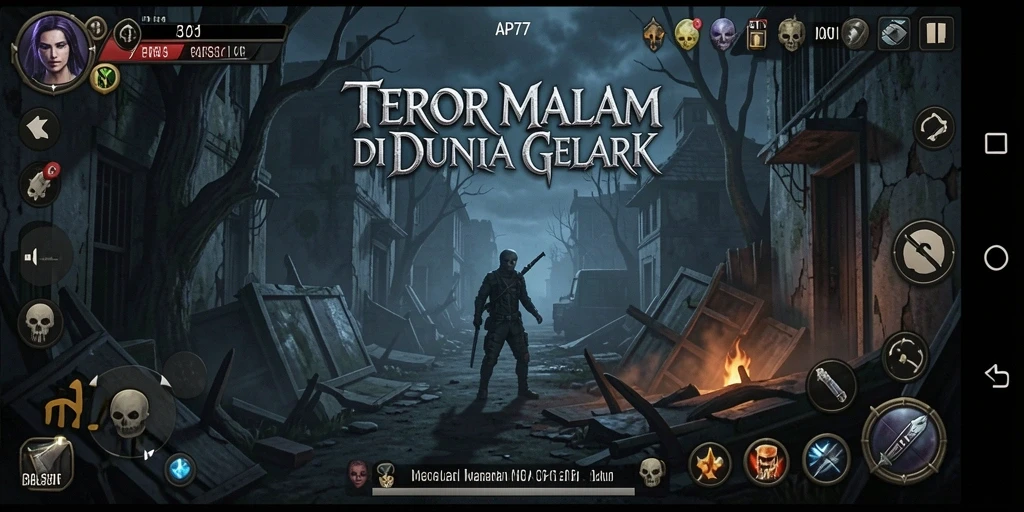 Gameplay mencekam di dunia gelap API77.