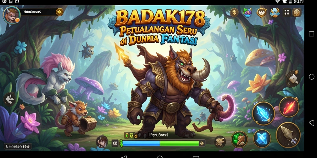 Tampilan menarik dari gameplay adventure BADAK178 dengan karakter yang dinamis.