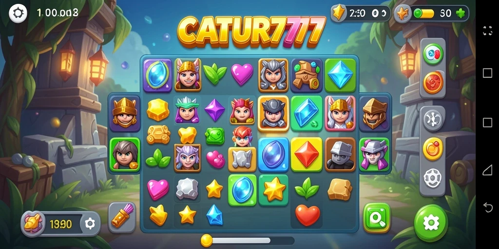 Gameplay seru CATUR777 dengan grafis menarik.