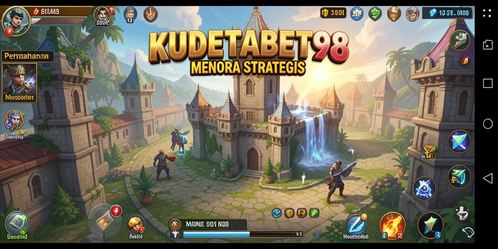 Gameplay <strong>KUDETABET98</strong> yang seru dalam pertahanan menara yang strategis.