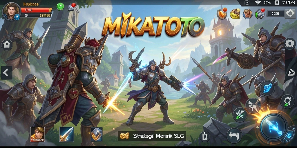 Tampilan gameplay <strong>MIKATOTO</strong> yang penuh strategi dan aksi.