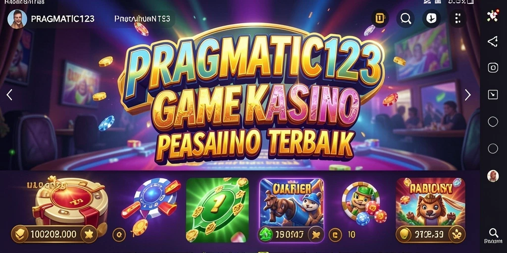 Tampilan menarik dari gameplay slot di PRAGMATIC123.
