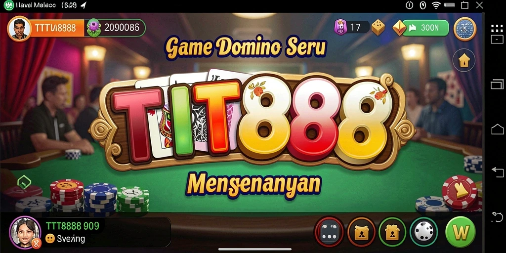 Screenshot gameplay <strong>TTT888</strong> menunjukkan keseruan bermain Domino.